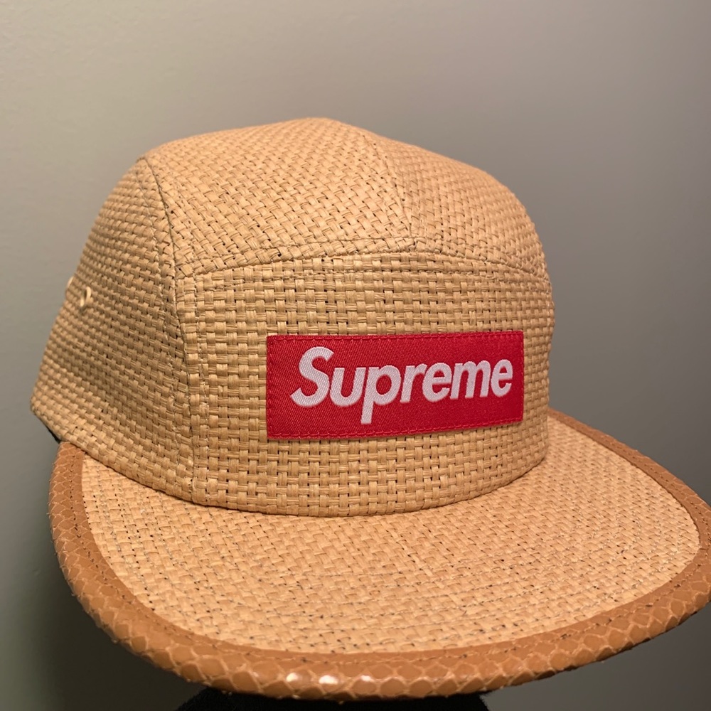 Raffia Camp Cap